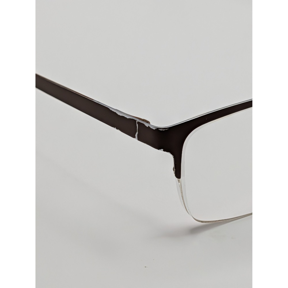 Cole Haan Zerogrand CH4014 Half Rim Eyeglass Frames Brown Teal 51-18-140 - Picture 8 of 16